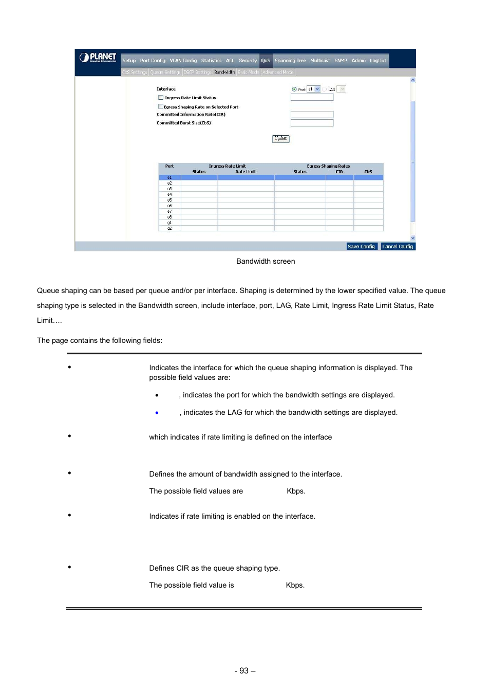 Planet Technology WGSD-8000 User Manual | Page 93 / 382