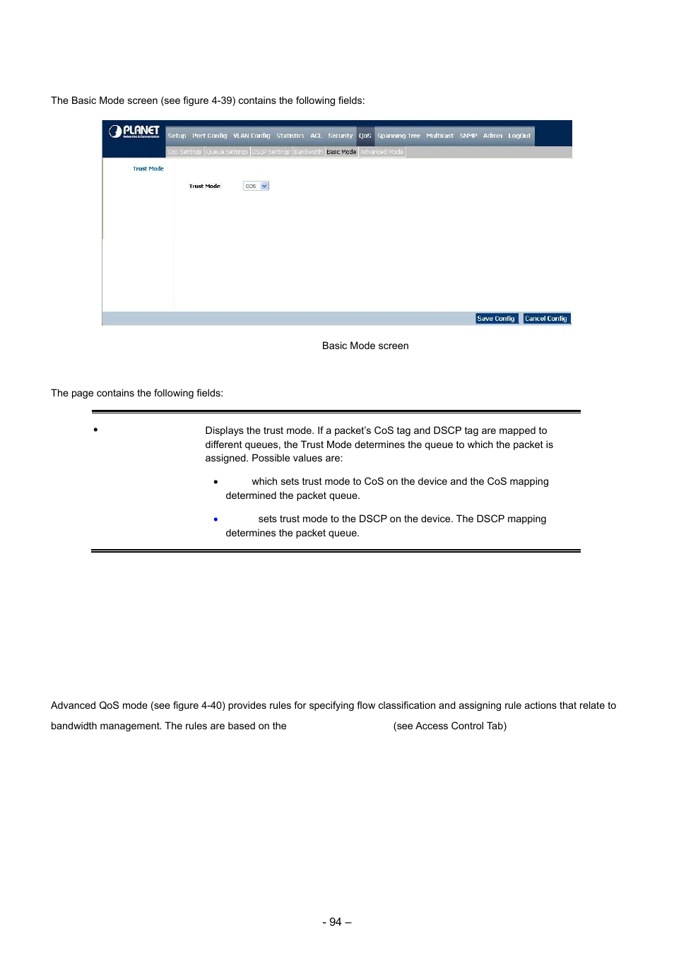 5 basic mode, 6 advanced mode | Planet Technology WGSD-8000 User Manual | Page 94 / 382