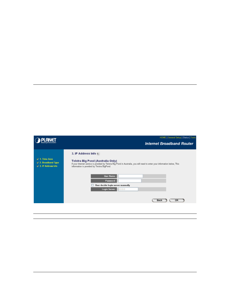 6 telstra big pond | Planet Technology VRT-401G User Manual | Page 25 / 86