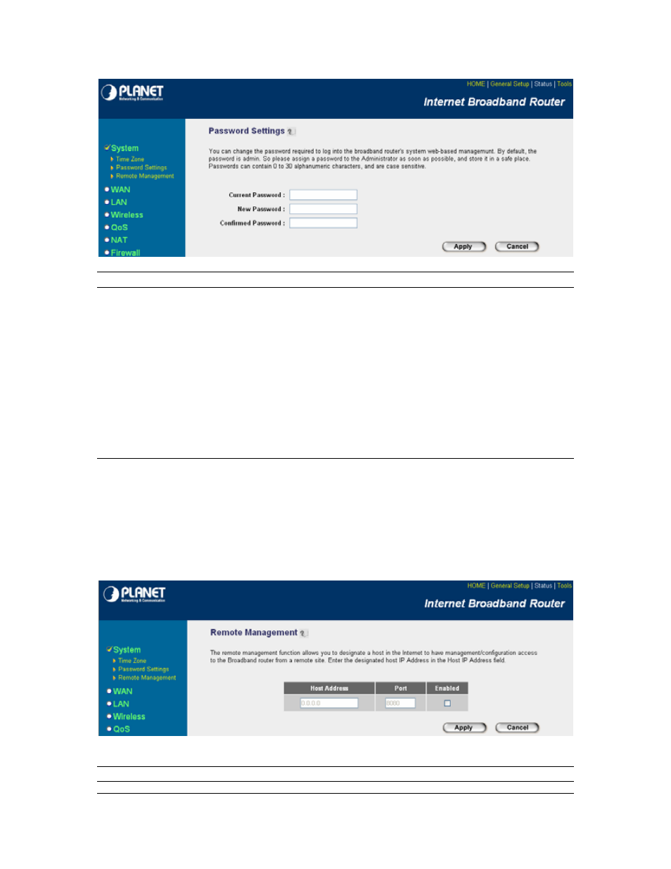 3 remote management | Planet Technology VRT-401G User Manual | Page 30 / 86