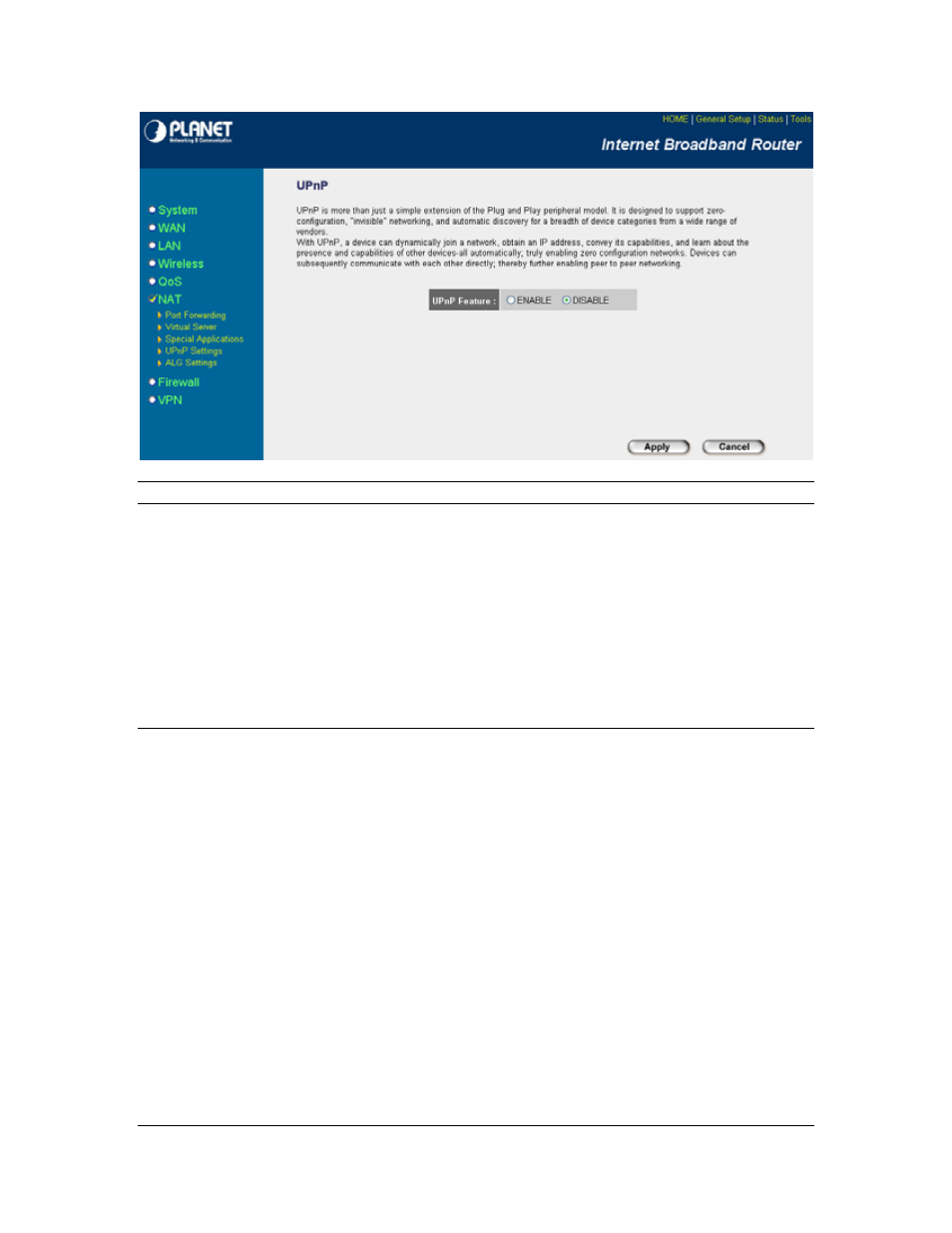 5 alg settings | Planet Technology VRT-401G User Manual | Page 57 / 86