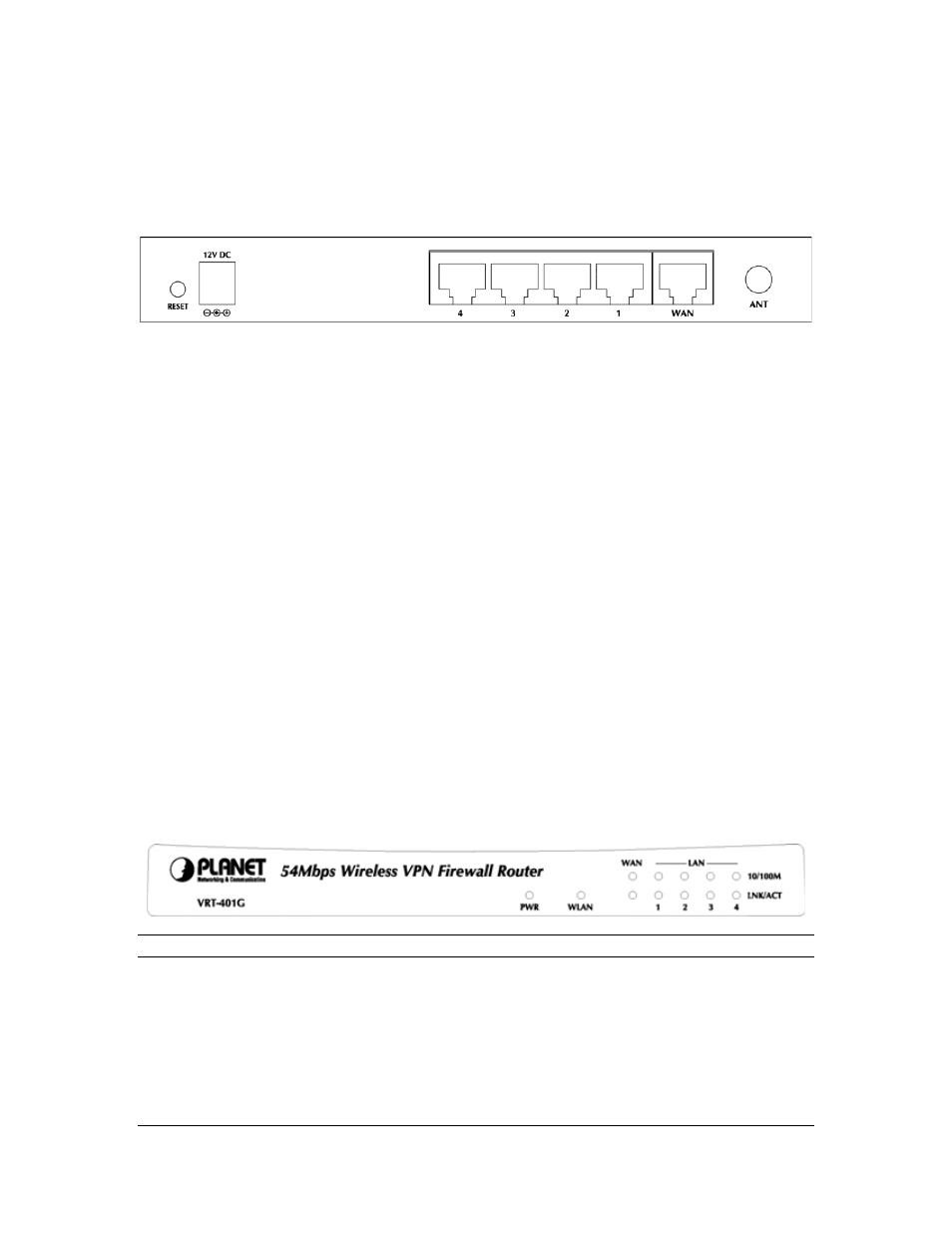 Get to know the wireless vpn firewall router | Planet Technology VRT-401G User Manual | Page 6 / 86