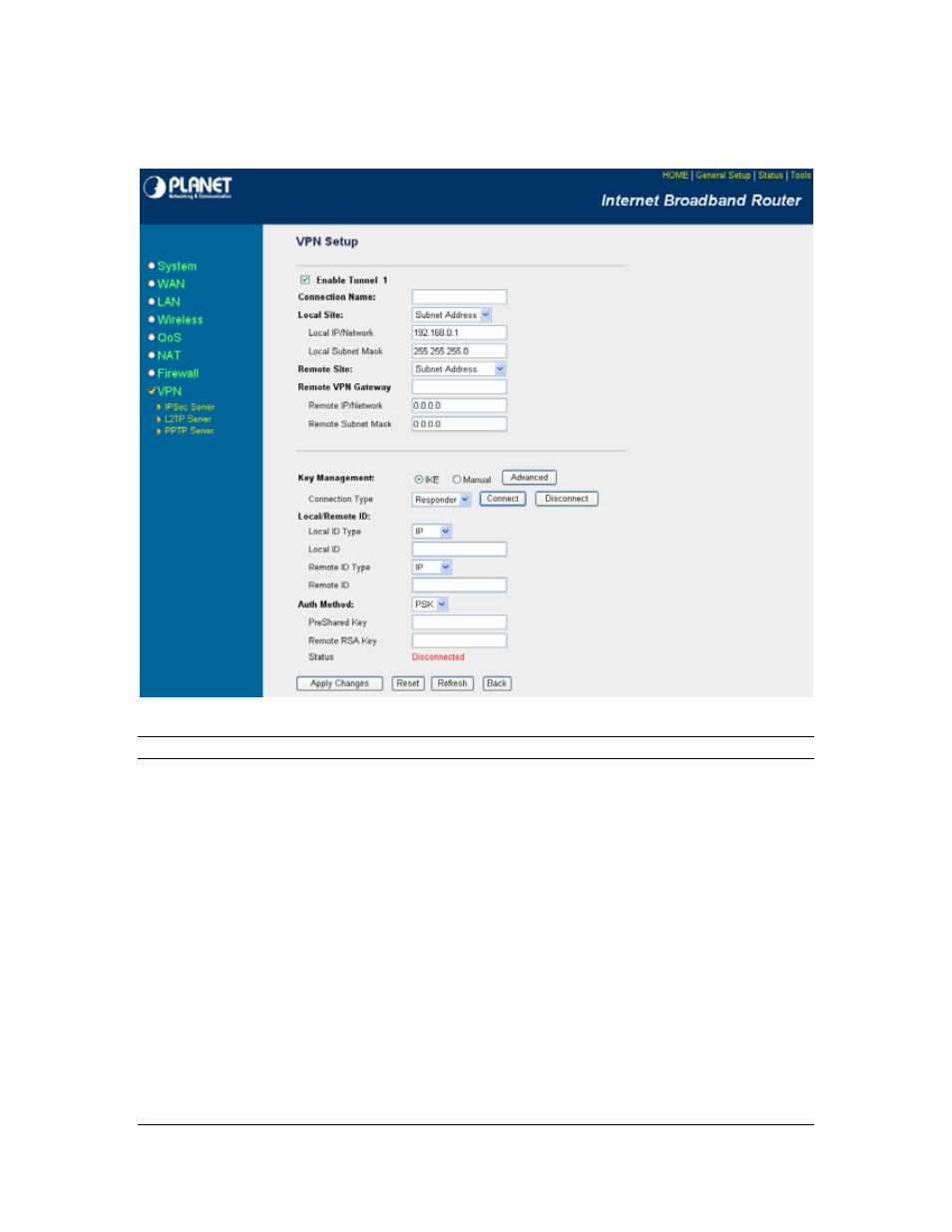 Planet Technology VRT-401G User Manual | Page 69 / 86