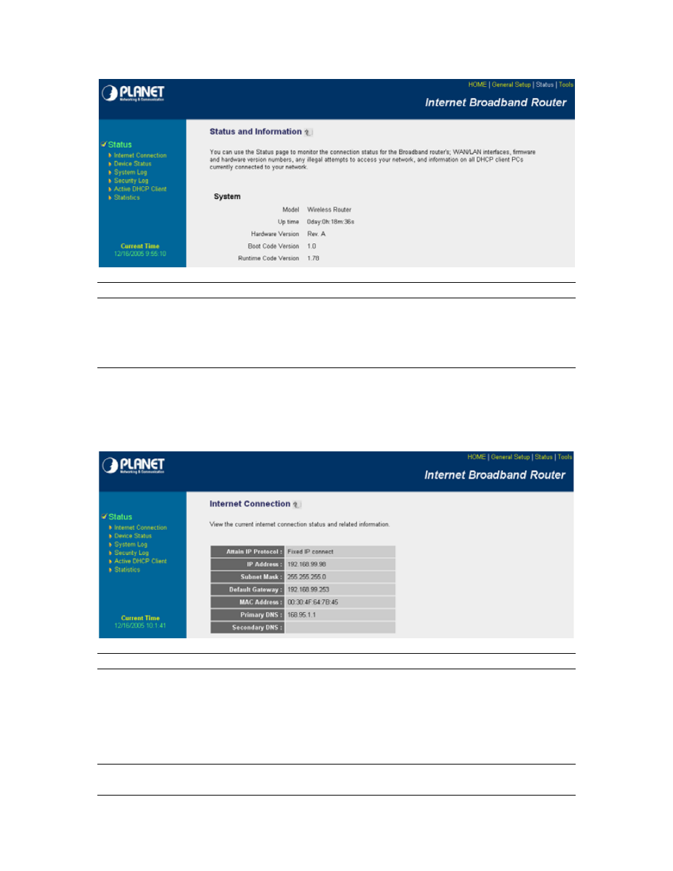 2 internet connection | Planet Technology VRT-401G User Manual | Page 75 / 86