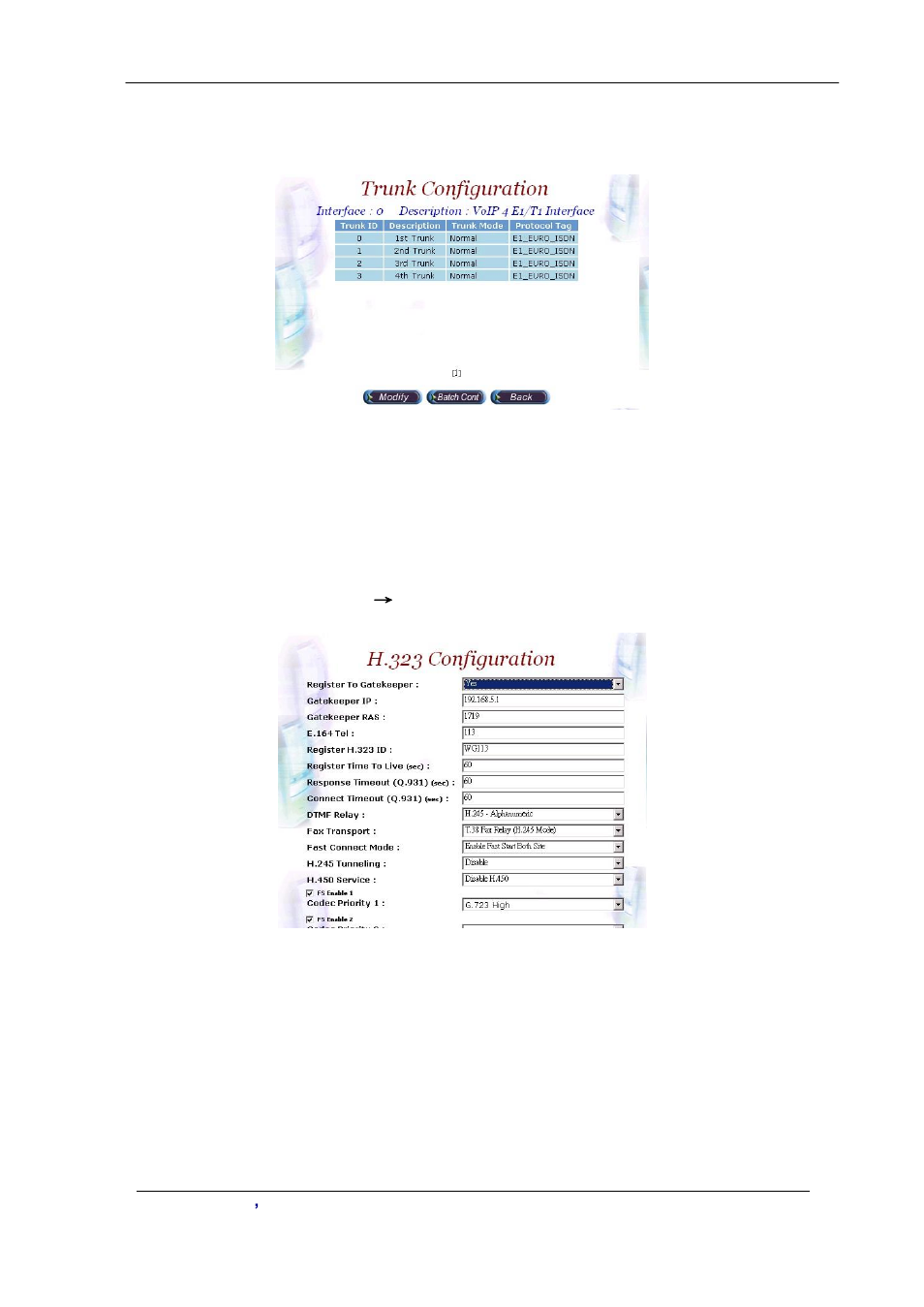 H.323 configuration | Planet Technology VIP-2100 User Manual | Page 26 / 140