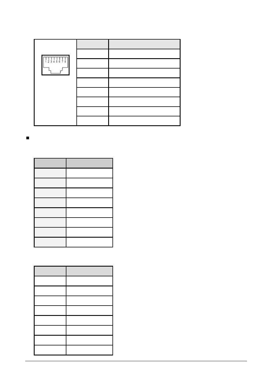 Data, Njector, Rj-45 | Ssignments | Planet Technology POE-2400 User Manual | Page 37 / 41