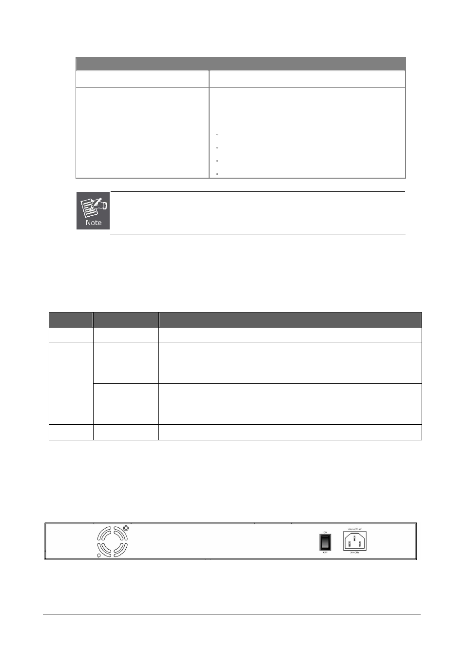 2 led indicators, 3 injector rear panel | Planet Technology POE-2400 User Manual | Page 9 / 41