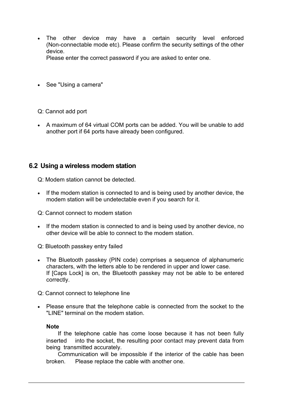 2 using a wireless modem station | Planet Technology BT-510U User Manual | Page 141 / 151