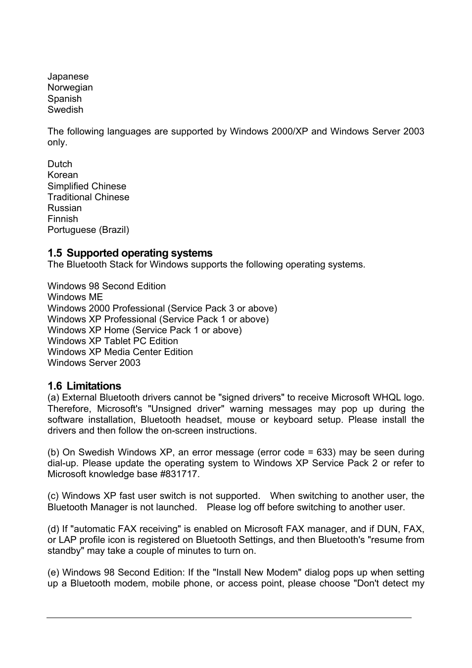 Planet Technology BT-510U User Manual | Page 8 / 151