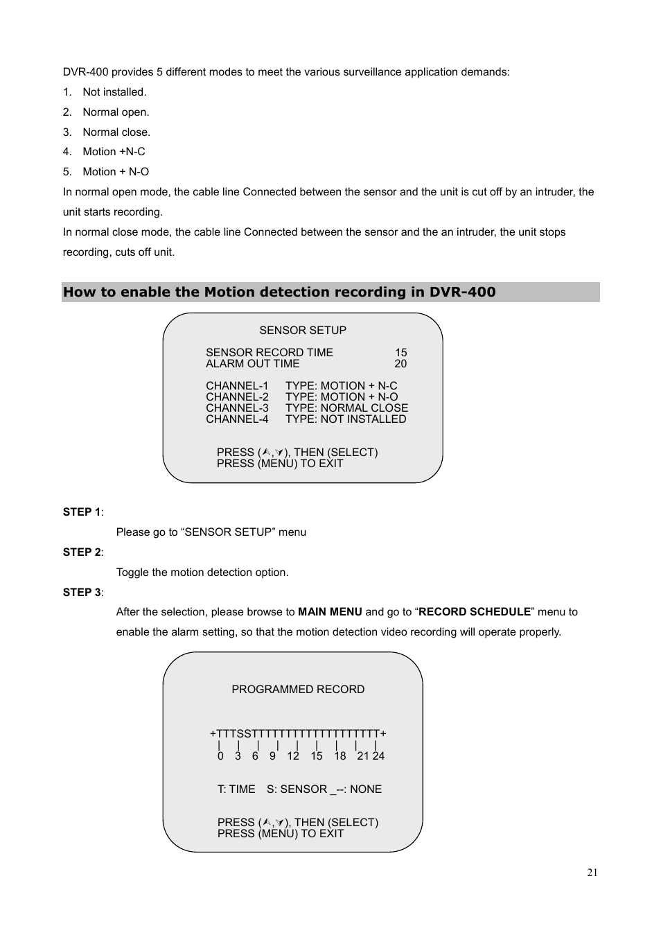 Planet Technology DVR-400 User Manual | Page 25 / 33