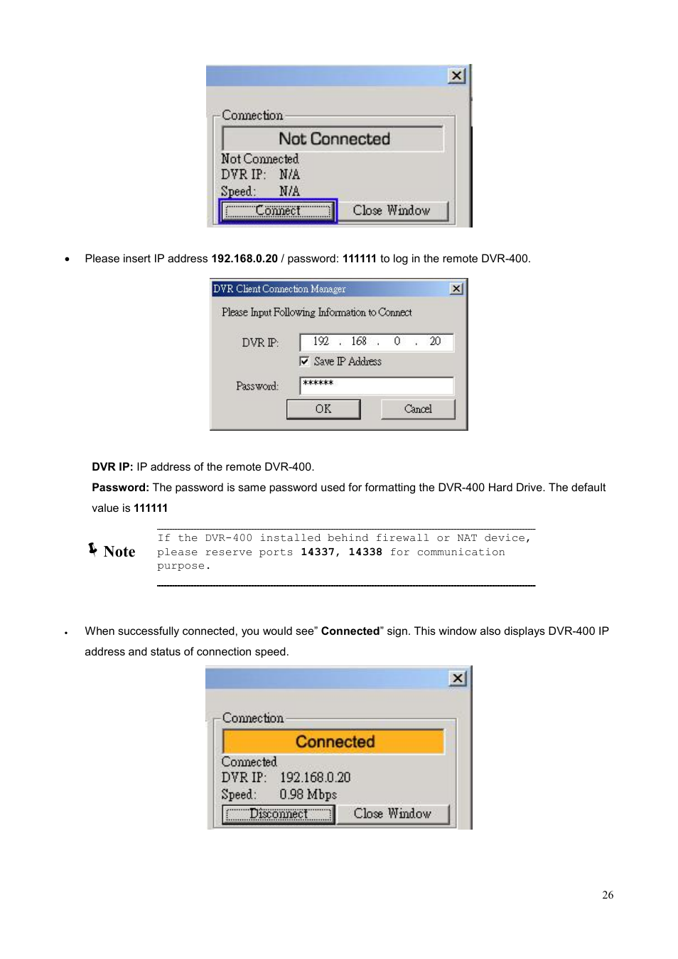 Planet Technology DVR-400 User Manual | Page 30 / 33