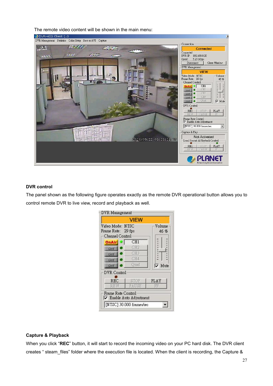 Planet Technology DVR-400 User Manual | Page 31 / 33