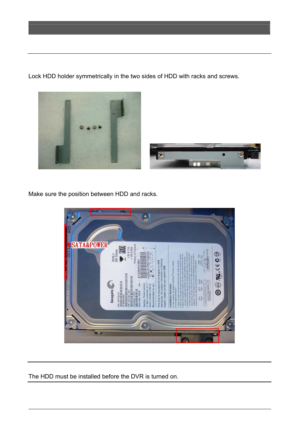 Installation, 1 hdd installation | Planet Technology DVR-471 User Manual | Page 15 / 84