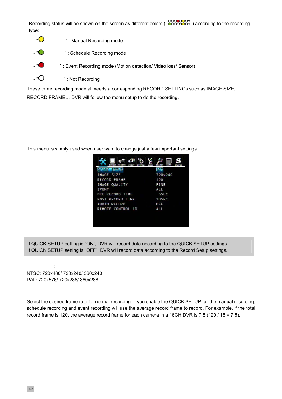 2 quick setup | Planet Technology DVR-471 User Manual | Page 42 / 84