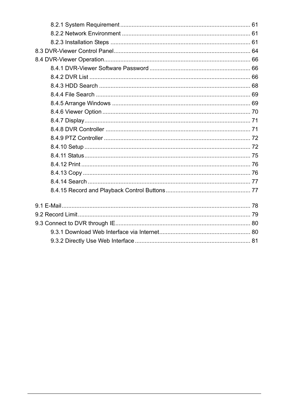 Planet Technology DVR-471 User Manual | Page 5 / 84