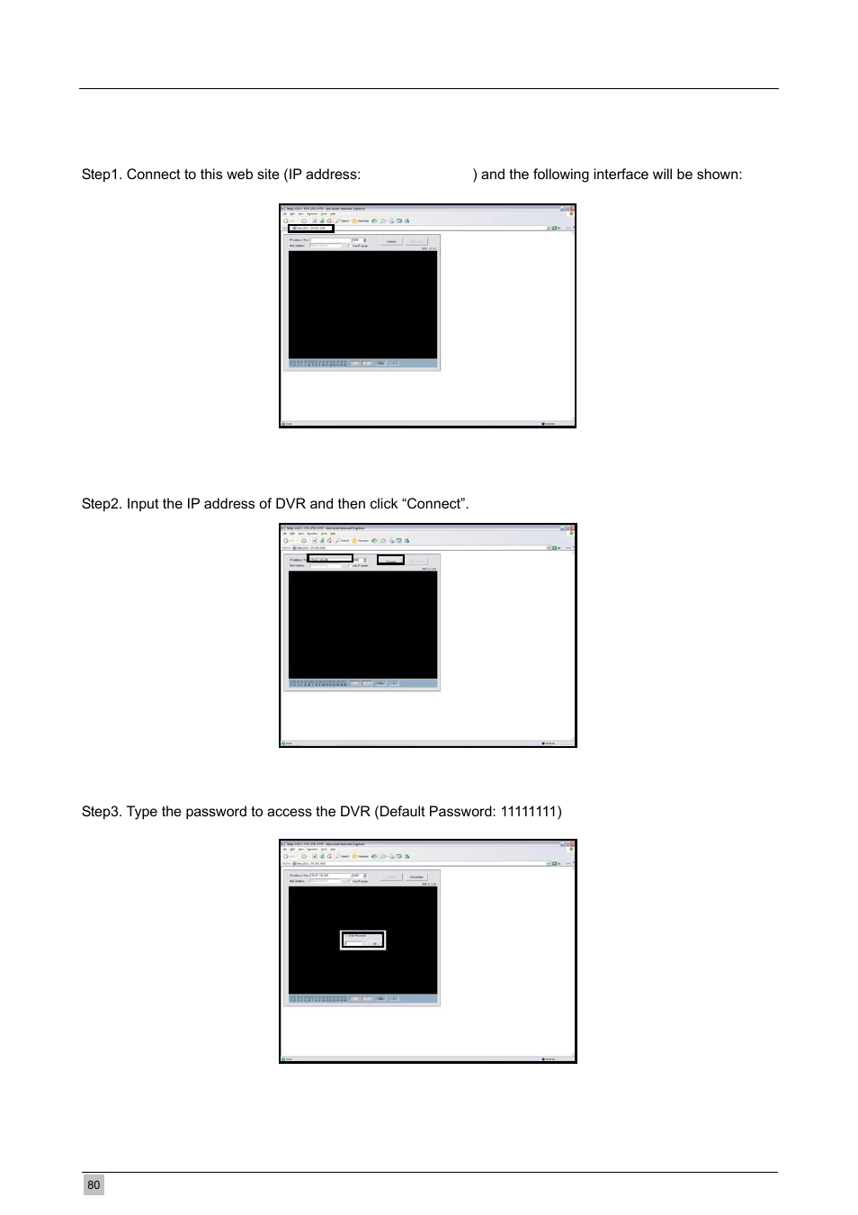 3 connect to dvr through ie, 1 download web interface via internet | Planet Technology DVR-471 User Manual | Page 80 / 84