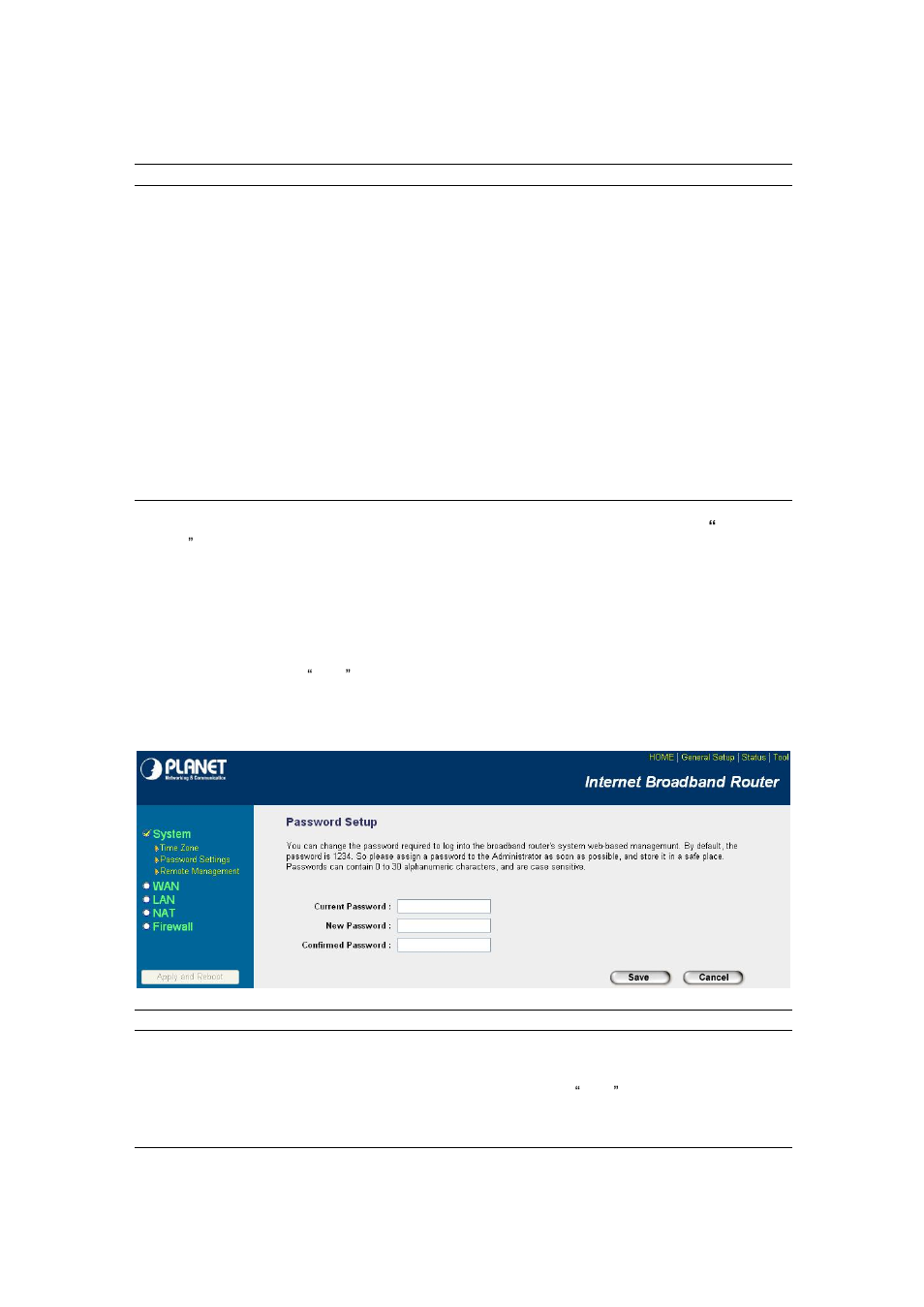 2 password settings | Planet Technology XRT-104D User Manual | Page 29 / 68