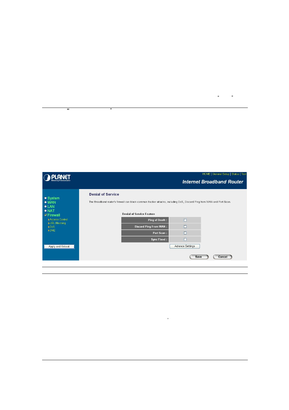 3 denial of service (dos) | Planet Technology XRT-104D User Manual | Page 53 / 68