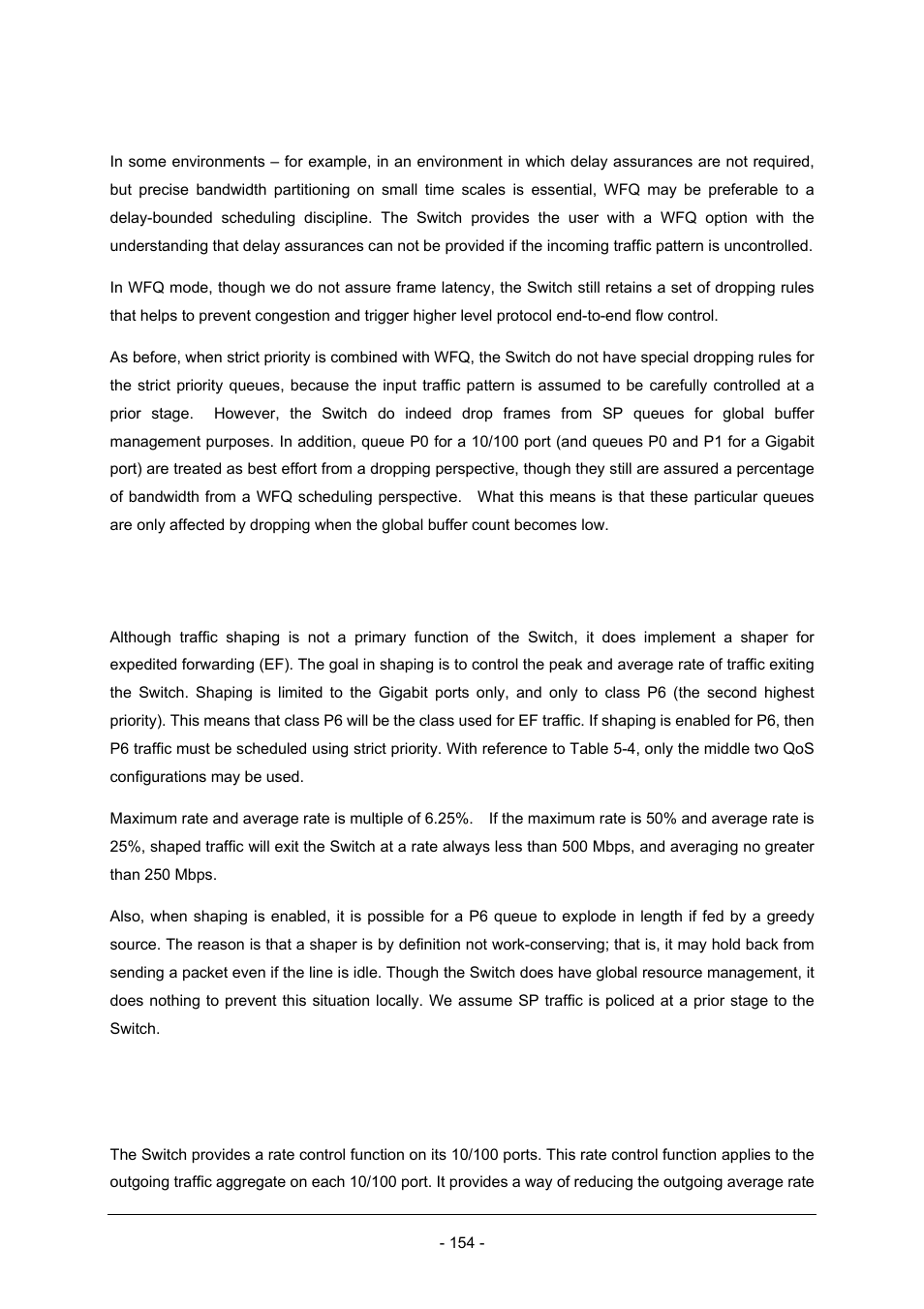 5 weighted fair queuing, 6 shaper and diffserv expedited forwarding, 7 rate control | Planet Technology Planet Intelligent Gigabit Ethernet Stackable/Routing Switch WGSW-2402A User Manual | Page 162 / 285
