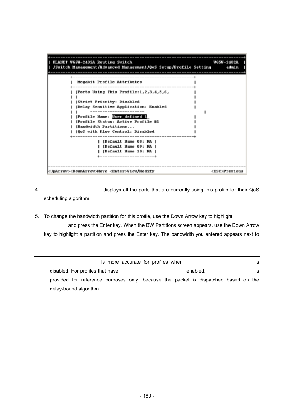 Planet Technology Planet Intelligent Gigabit Ethernet Stackable/Routing Switch WGSW-2402A User Manual | Page 188 / 285