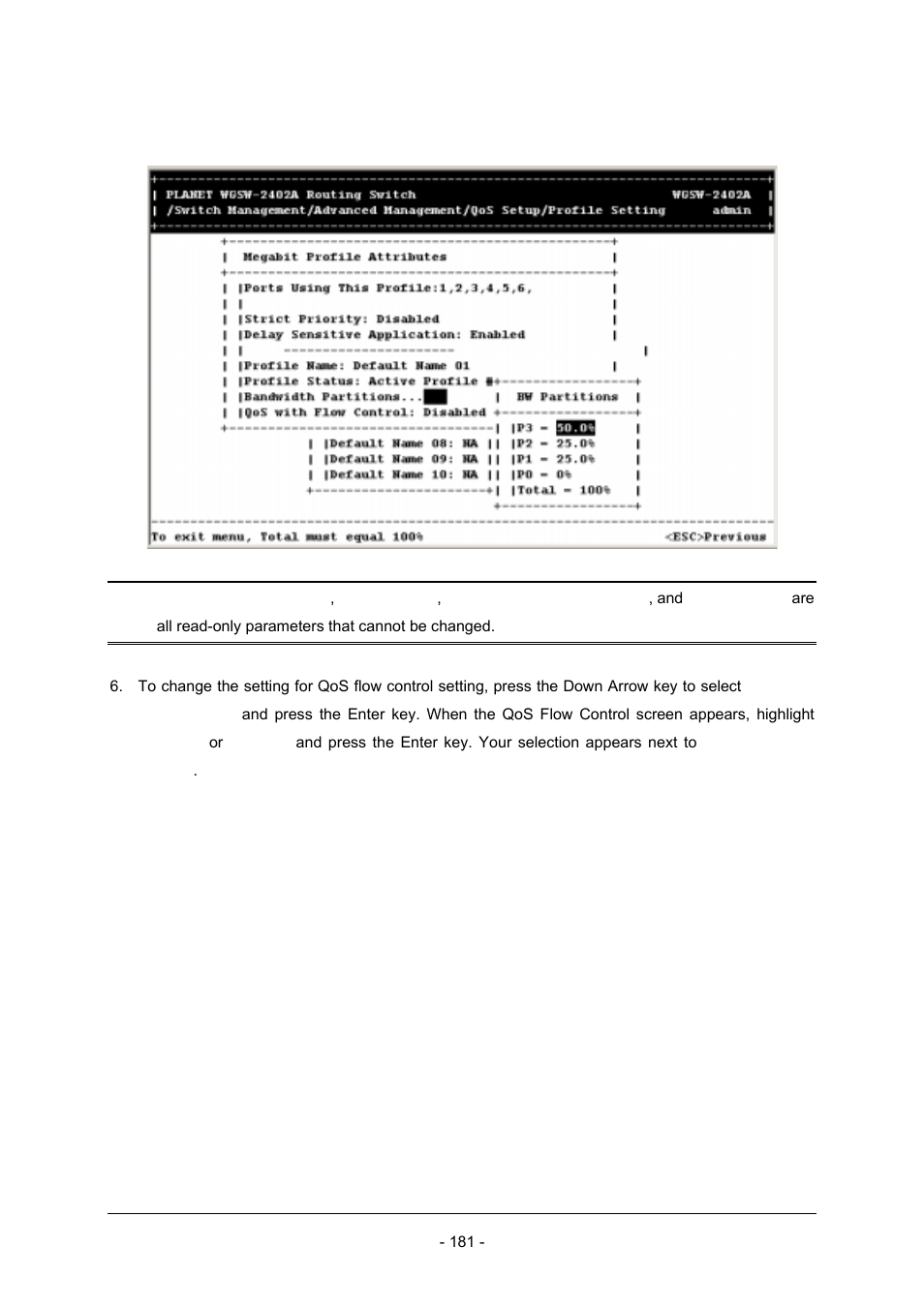 Planet Technology Planet Intelligent Gigabit Ethernet Stackable/Routing Switch WGSW-2402A User Manual | Page 189 / 285