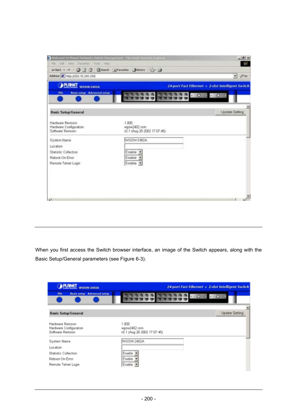 2 understanding the browser interface | Planet Technology Planet Intelligent Gigabit Ethernet Stackable/Routing Switch WGSW-2402A User Manual | Page 208 / 285