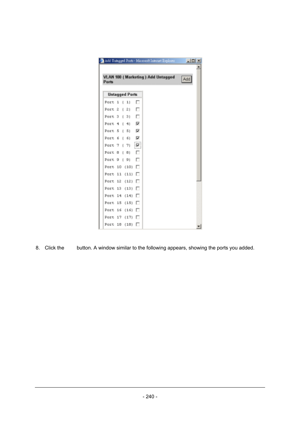 Planet Technology Planet Intelligent Gigabit Ethernet Stackable/Routing Switch WGSW-2402A User Manual | Page 248 / 285