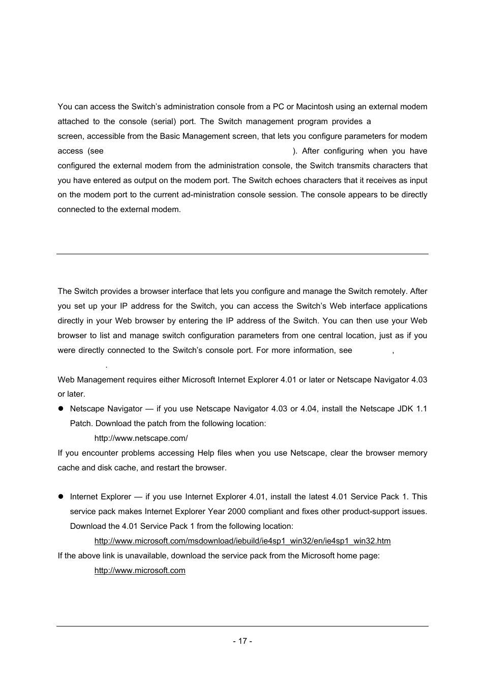 2 web management, 3 modem port access | Planet Technology Planet Intelligent Gigabit Ethernet Stackable/Routing Switch WGSW-2402A User Manual | Page 25 / 285