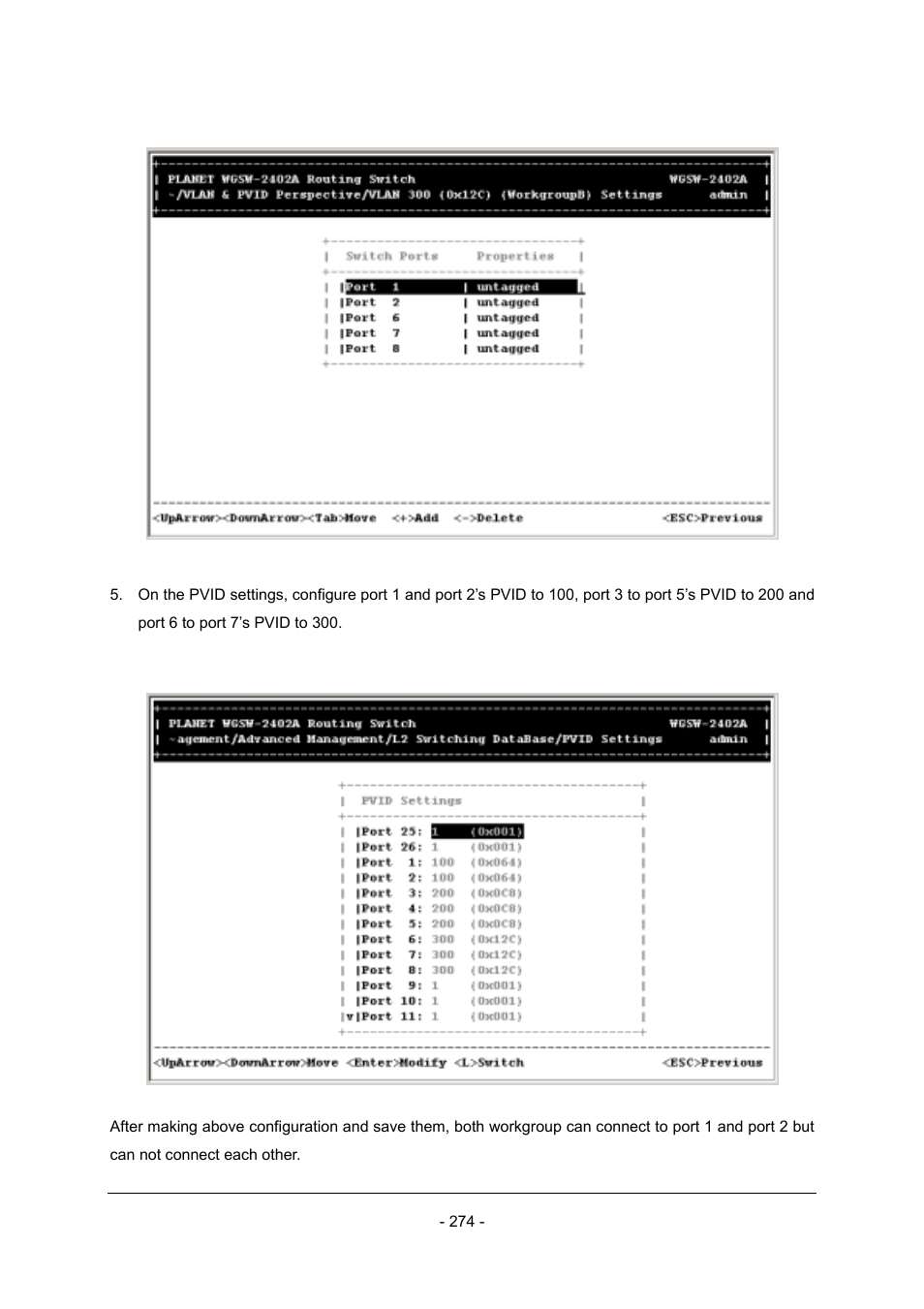 Planet Technology Planet Intelligent Gigabit Ethernet Stackable/Routing Switch WGSW-2402A User Manual | Page 282 / 285