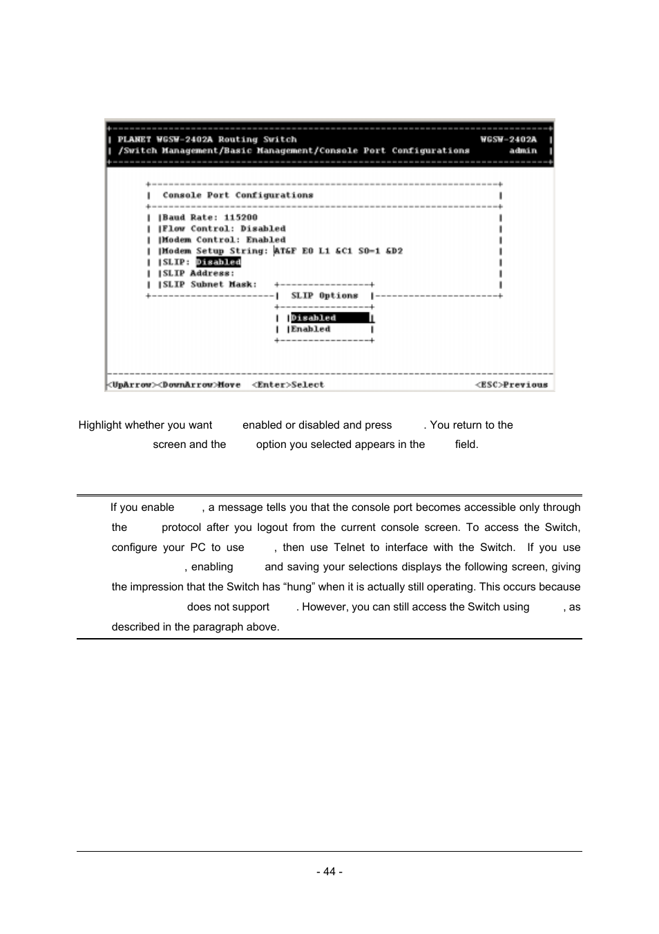 Planet Technology Planet Intelligent Gigabit Ethernet Stackable/Routing Switch WGSW-2402A User Manual | Page 52 / 285