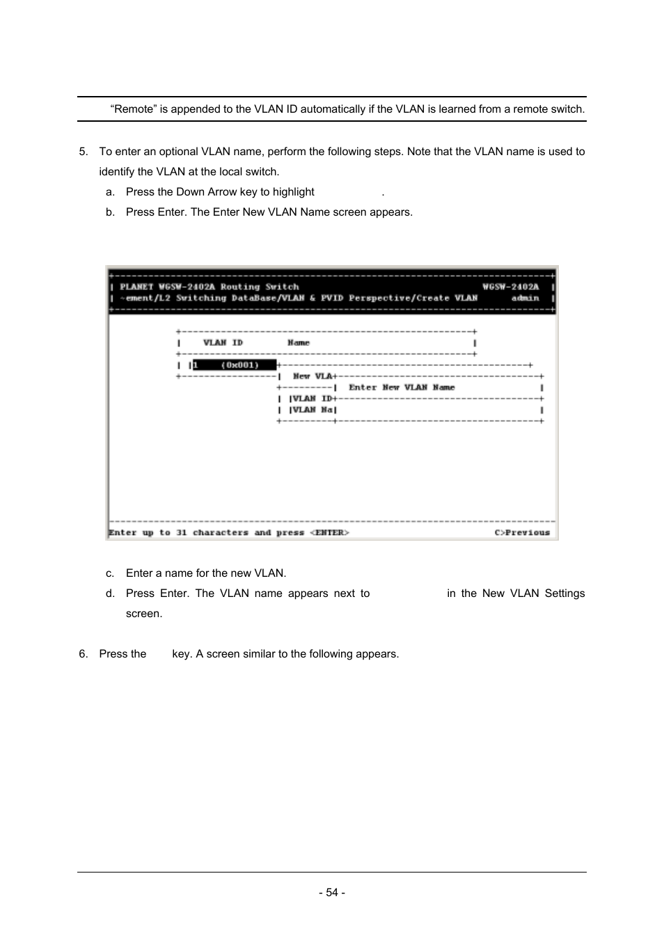 Planet Technology Planet Intelligent Gigabit Ethernet Stackable/Routing Switch WGSW-2402A User Manual | Page 62 / 285