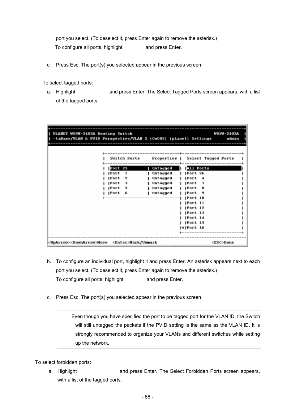Planet Technology Planet Intelligent Gigabit Ethernet Stackable/Routing Switch WGSW-2402A User Manual | Page 74 / 285