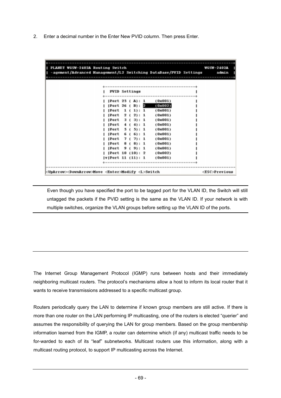 3 ip multicast group perspective | Planet Technology Planet Intelligent Gigabit Ethernet Stackable/Routing Switch WGSW-2402A User Manual | Page 77 / 285