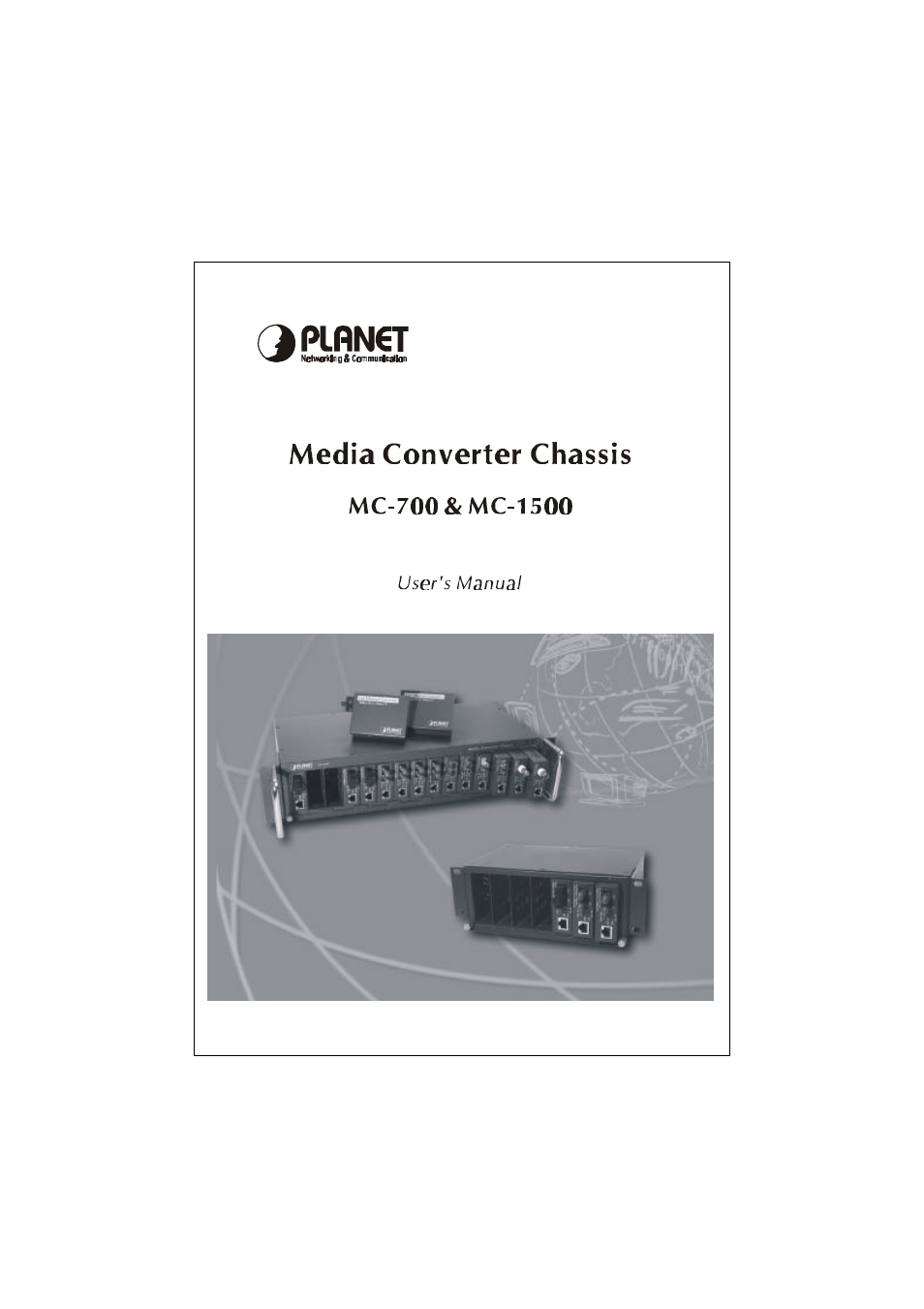 Planet Technology Media Converter Chassis MC-1500 User Manual | 8 pages