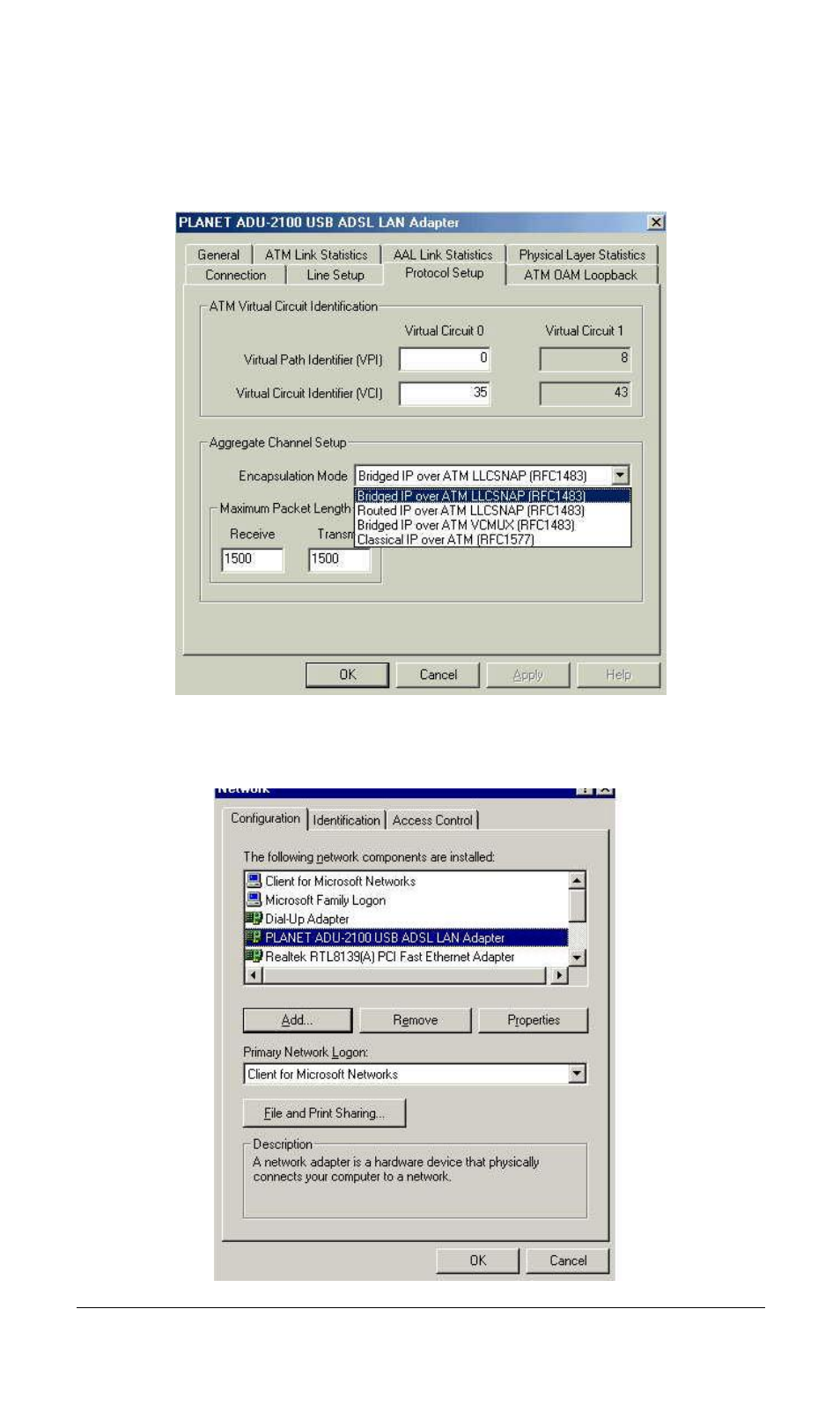 Planet Technology Bridge/Router ADU-2100 User Manual | Page 20 / 24