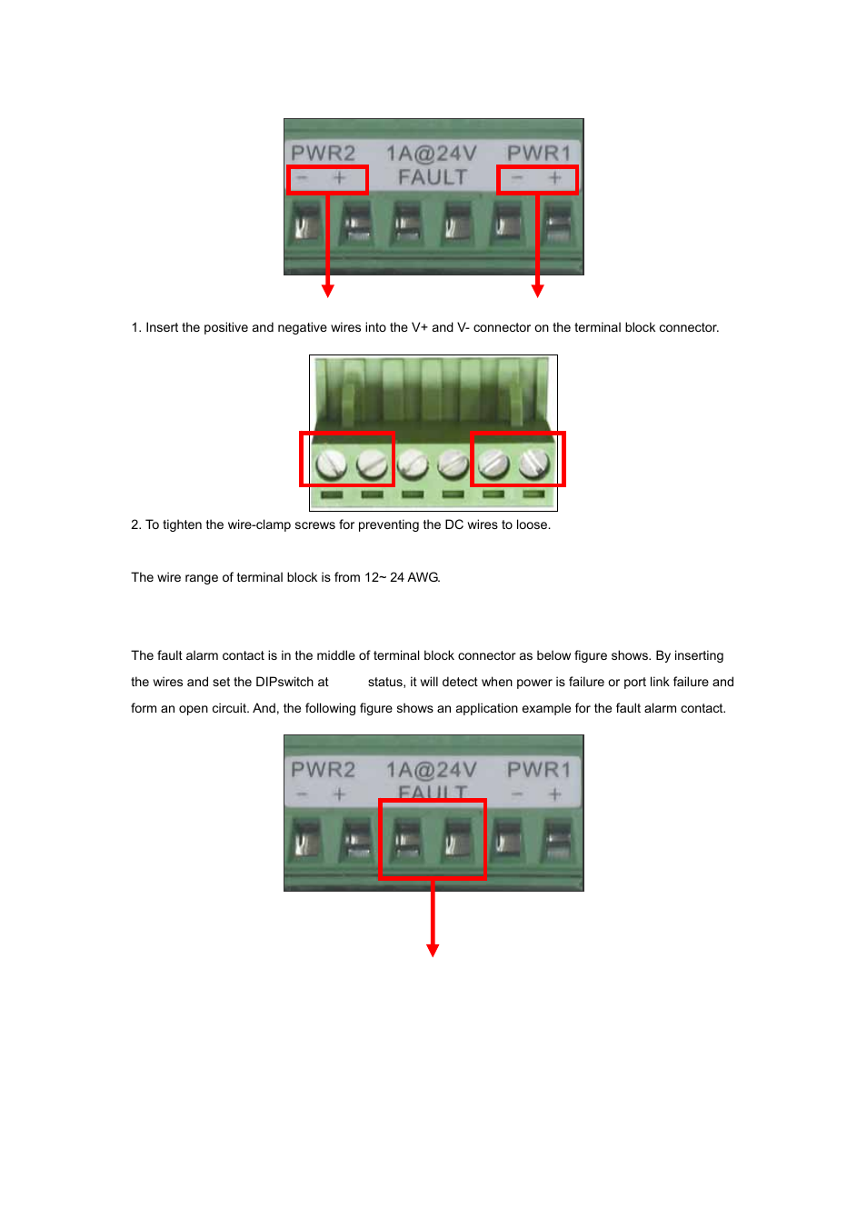 8 wiring the fault alarm contact | Planet Technology ISW-800M User Manual | Page 13 / 57