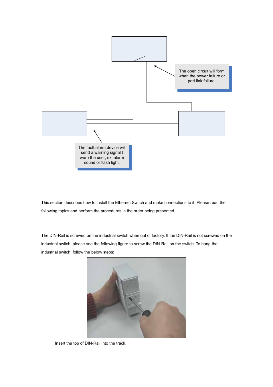 2 mounting installation, 1 din-rail mounting | Planet Technology ISW-800M User Manual | Page 14 / 57