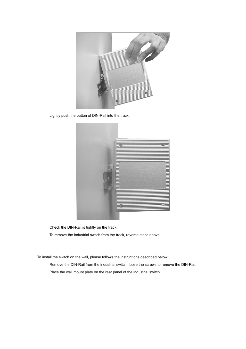 2 wall mount plate mounting | Planet Technology ISW-800M User Manual | Page 15 / 57