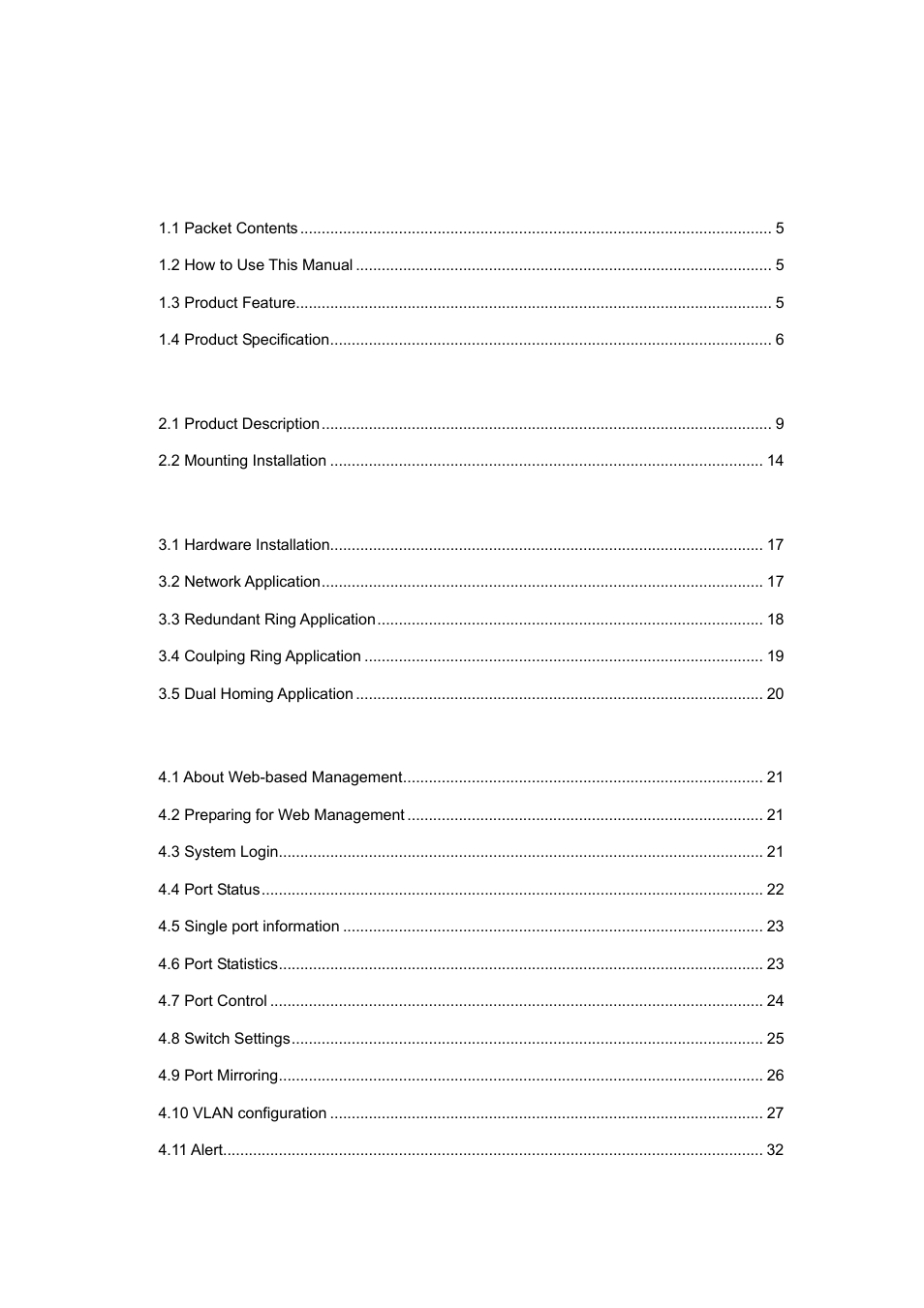 Planet Technology ISW-800M User Manual | Page 3 / 57