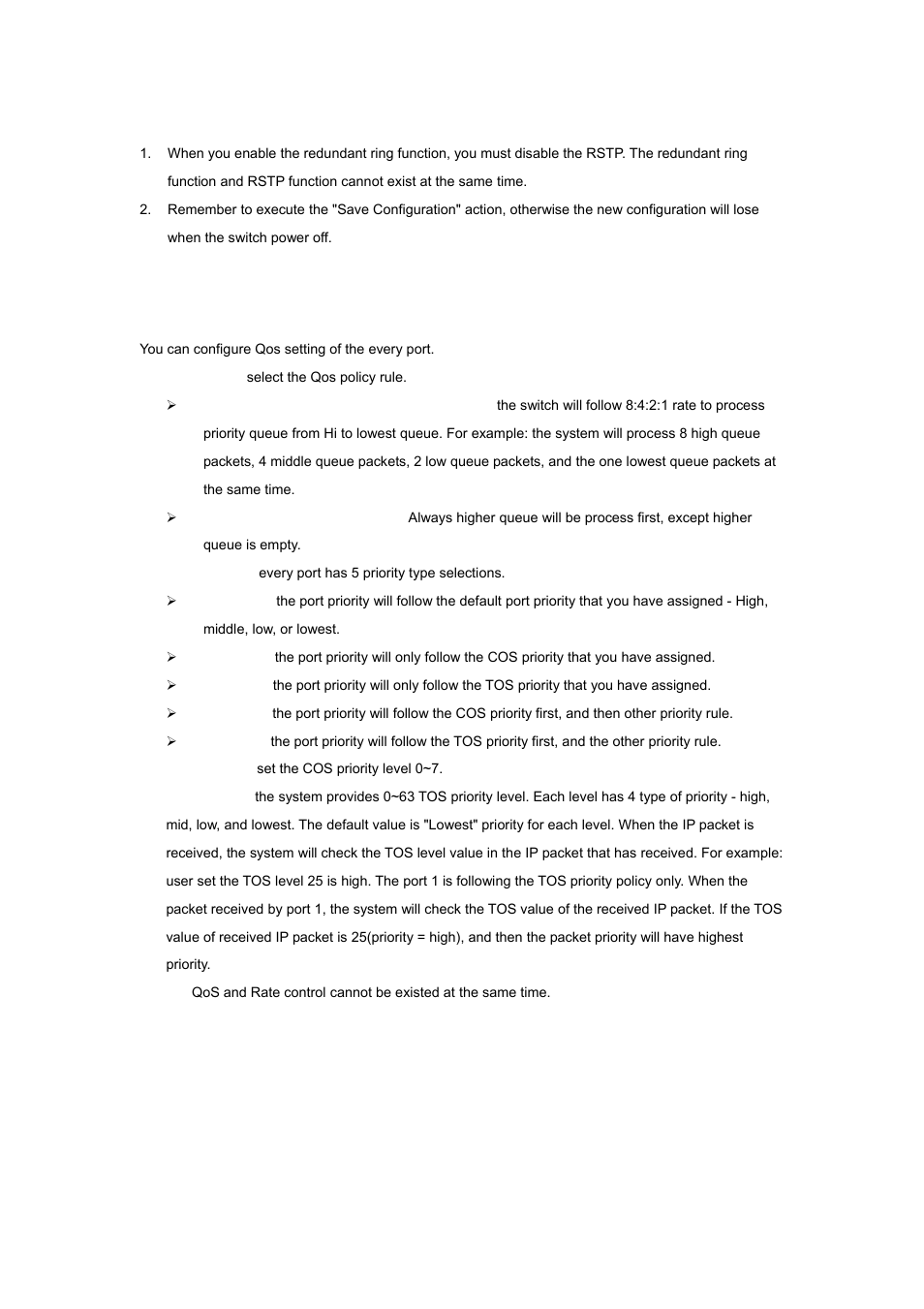 17 qos configuration | Planet Technology ISW-800M User Manual | Page 43 / 57