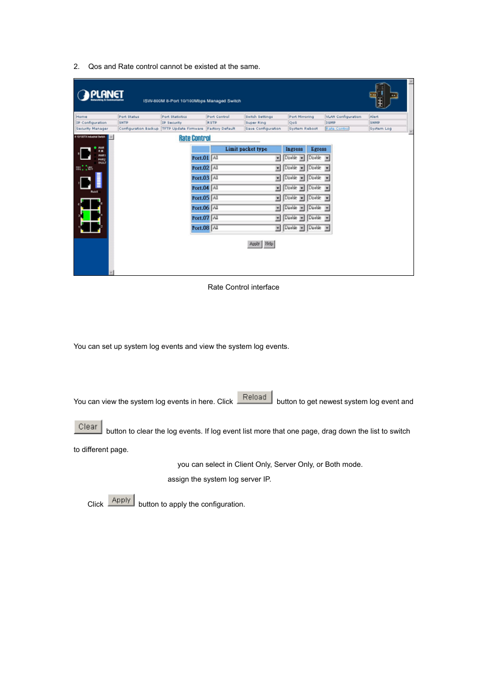 26 system log, 1 system log configuration | Planet Technology ISW-800M User Manual | Page 52 / 57