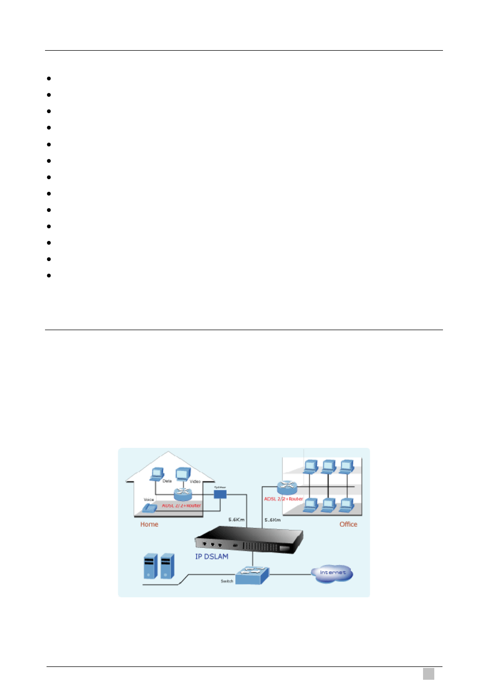 2 features, 3 application | Planet Technology IP DSLAM IDL-4801 User Manual | Page 25 / 707