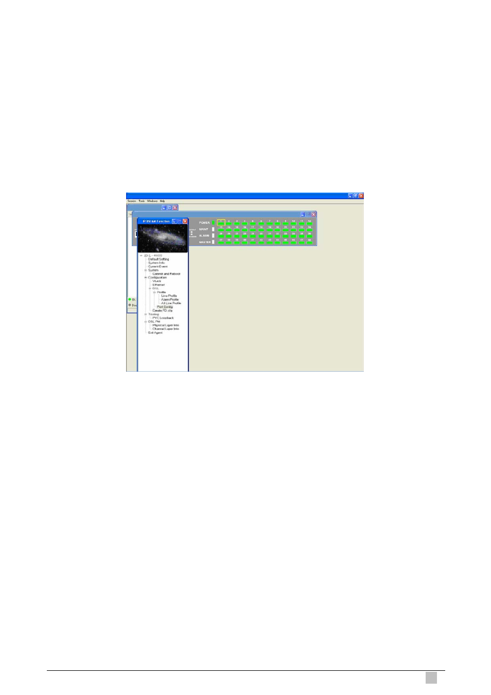 3 windows, 1 cascade, 2 next window | 3 previous window | Planet Technology IP DSLAM IDL-4801 User Manual | Page 51 / 707