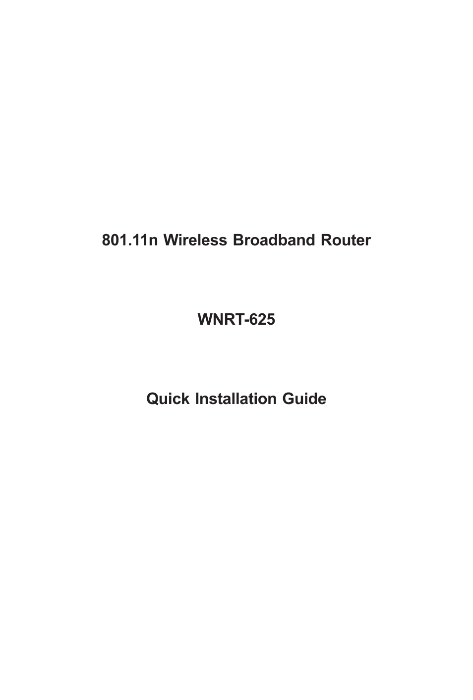 Planet Technology WNRT-625 User Manual | 8 pages