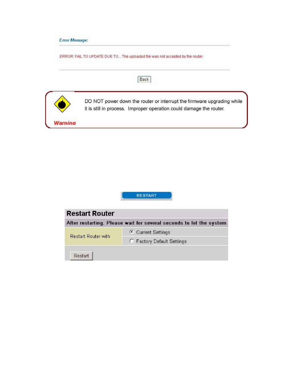 6 restart | Planet Technology ADE-3400 User Manual | Page 63 / 66