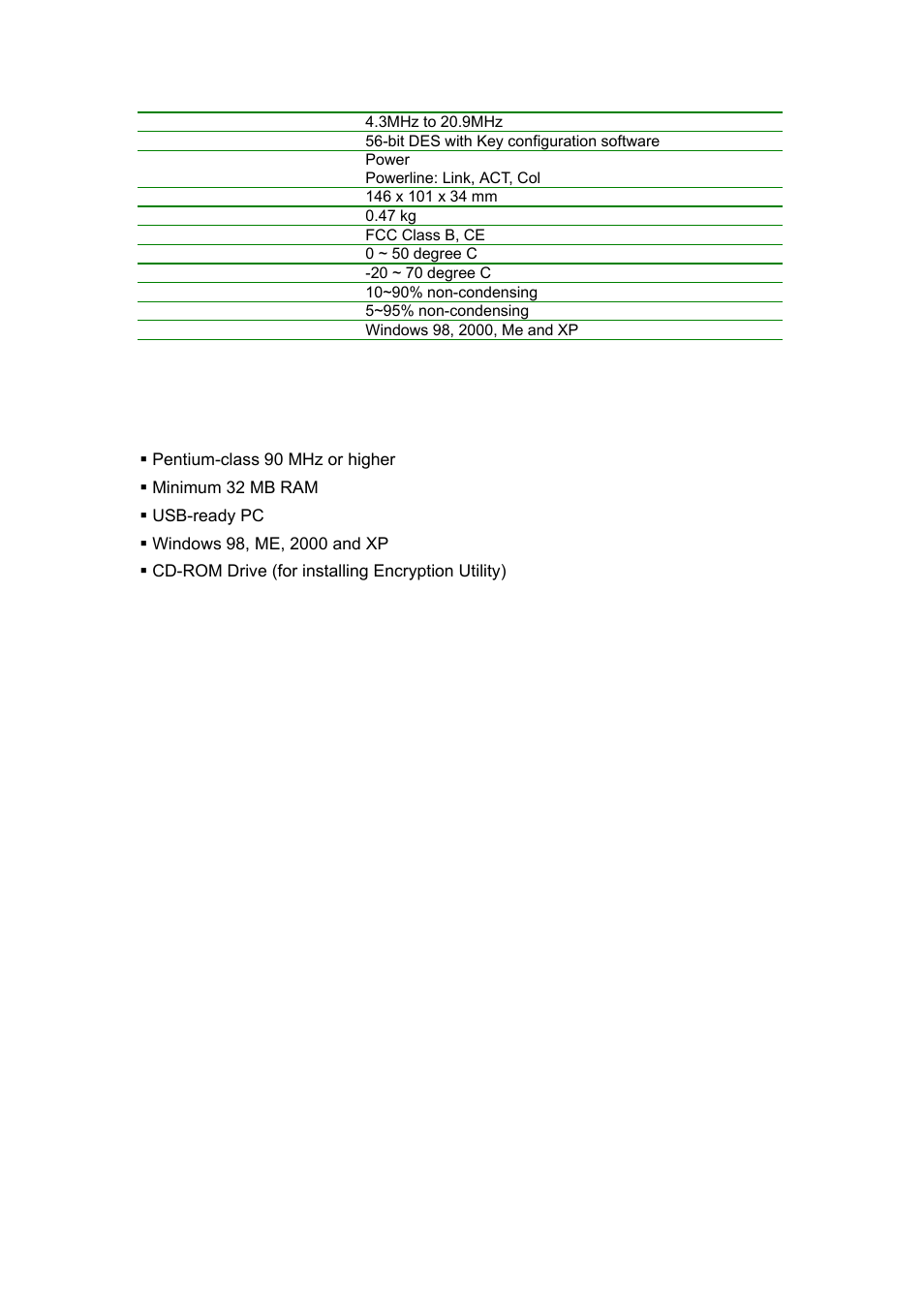 5 system requirements | Planet Technology PL-101E User Manual | Page 10 / 24
