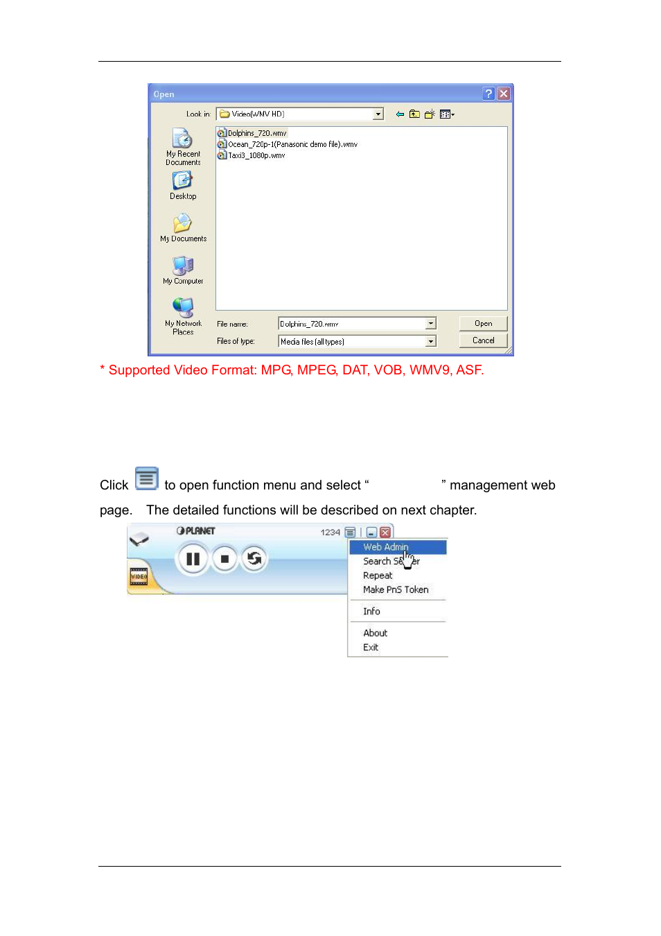 6 open admin web page | Planet Technology WPG-110 User Manual | Page 15 / 36