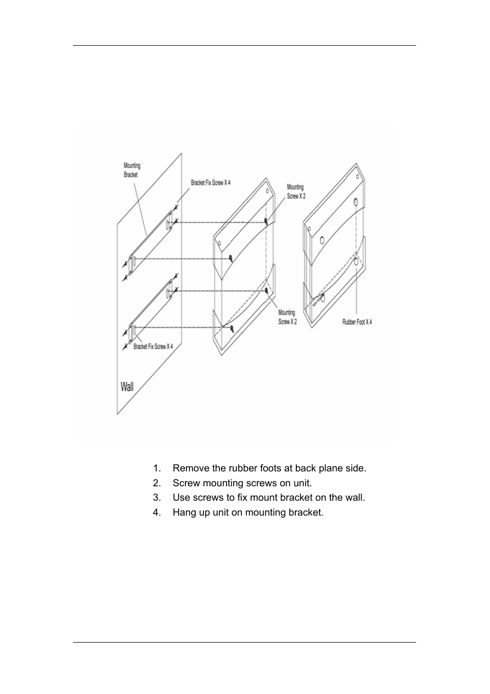 Wall mount instructions | Planet Technology WPG-110 User Manual | Page 33 / 36