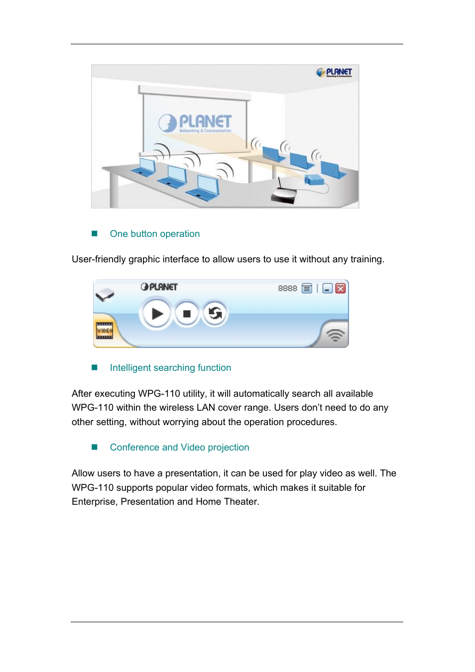 Planet Technology WPG-110 User Manual | Page 6 / 36