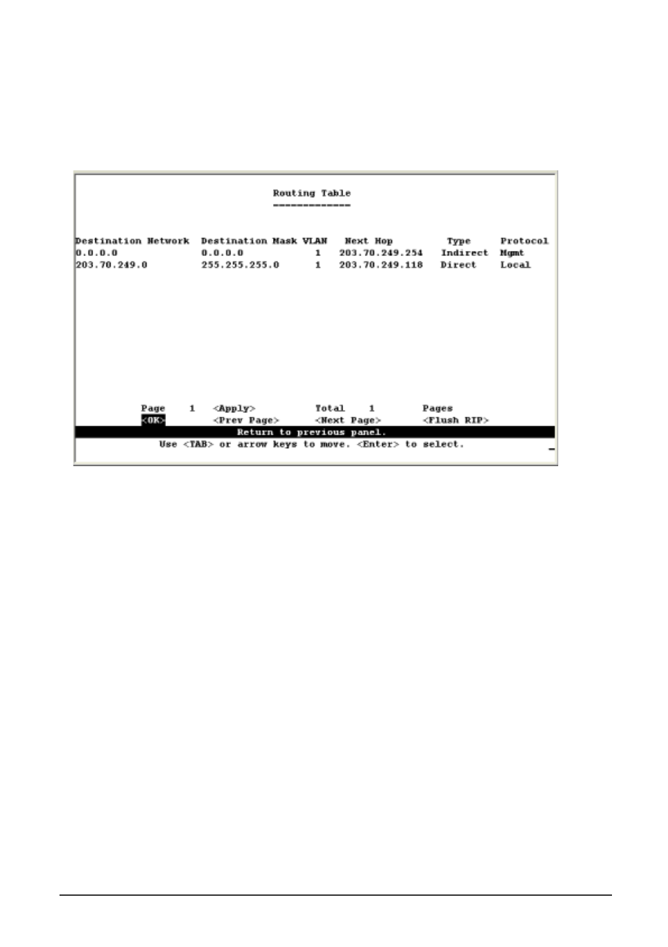 3 routing table | Planet Technology WGS3-404 User Manual | Page 121 / 267